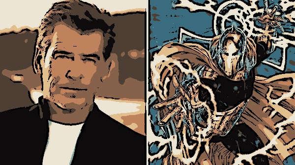 Pierce Brosnan como Kent Nelson, o Senhor Destino