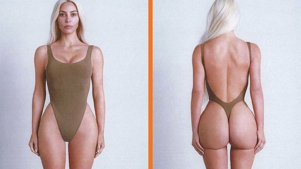 Direto do Tudo Pop: Kim Kardashian posa com maiô cavado que salvou vida de cliente; entenda(Reprodução/TudoPop)